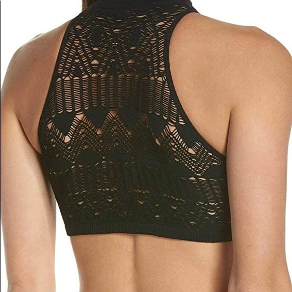 NWT Fee People So Bright Brami Bralette Black Size Xs/S - Picture 10 of 12